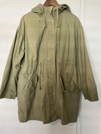 ASOS Design Übergangsjacke Parka, Khaki, Gr. 38, overdized