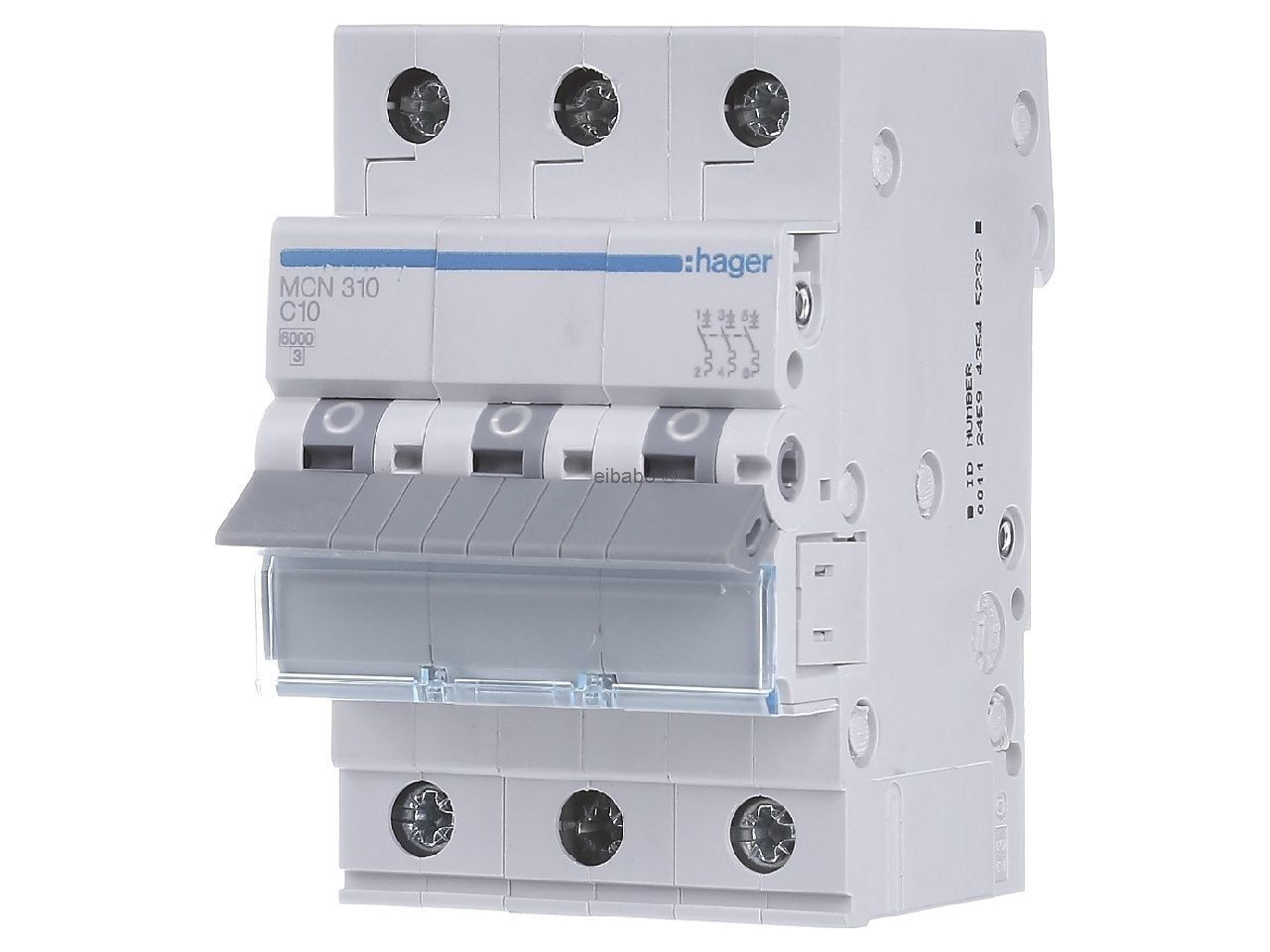 Hager Componenti elettronici: Leitungsschutzschalter 3 polig 6kA 10A 3 Module MBN310 – Nuovo e nell'imballaggio originale da Kehrsatz venduto da lar_fsw9 1