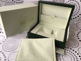 ROLEX ORIGINAL - XL MODELE WATCH CASE BOX ECRIN SCHACHTEL !