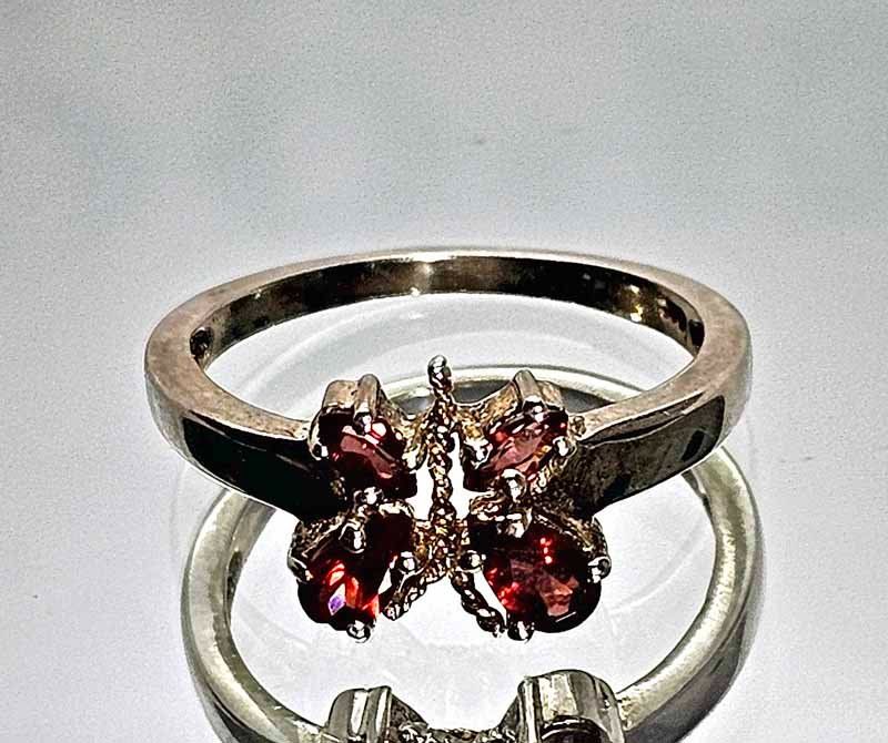 Ringe: Fingerring Sterlingsilber mit Steinen – Neu (gemäss Beschreibung) aus Zug von urzeit 1