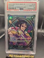 One Piece TCG card Tashigi SP EB03-018 PSA 10
