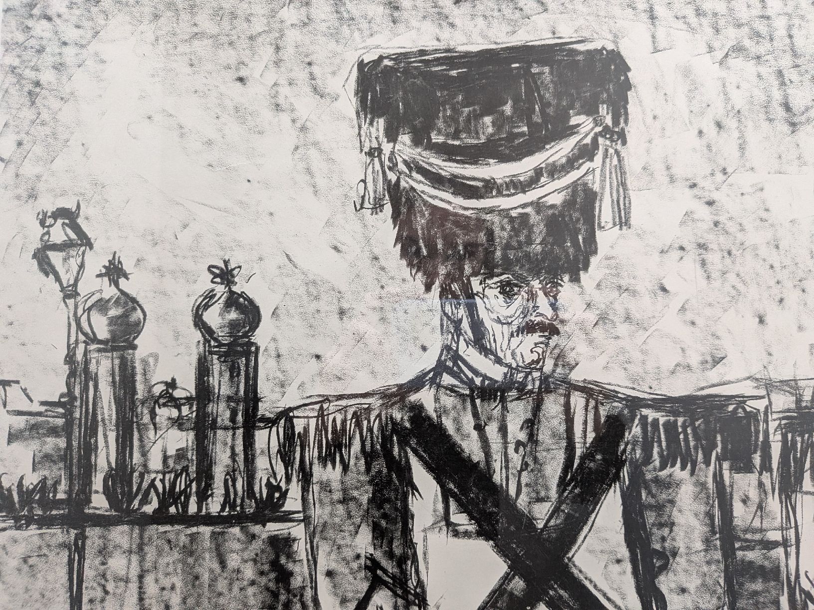 Grafica & Litografie: Leopold Haefliger, handsignierte Lithographie "Bielimänner" – Usato da Schaffhausen venduto da baj_qvl6 1