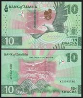 Zambia 10 Kwacha UNC 2024 (2025)