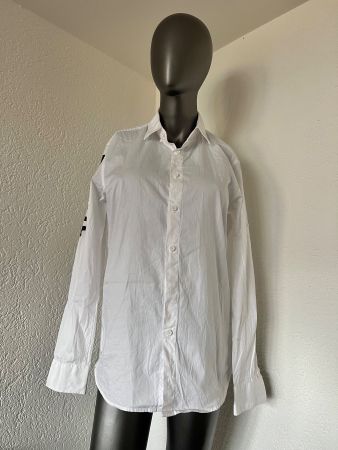 Frauen Weiss Shirt Mit Buchstaben Gr M