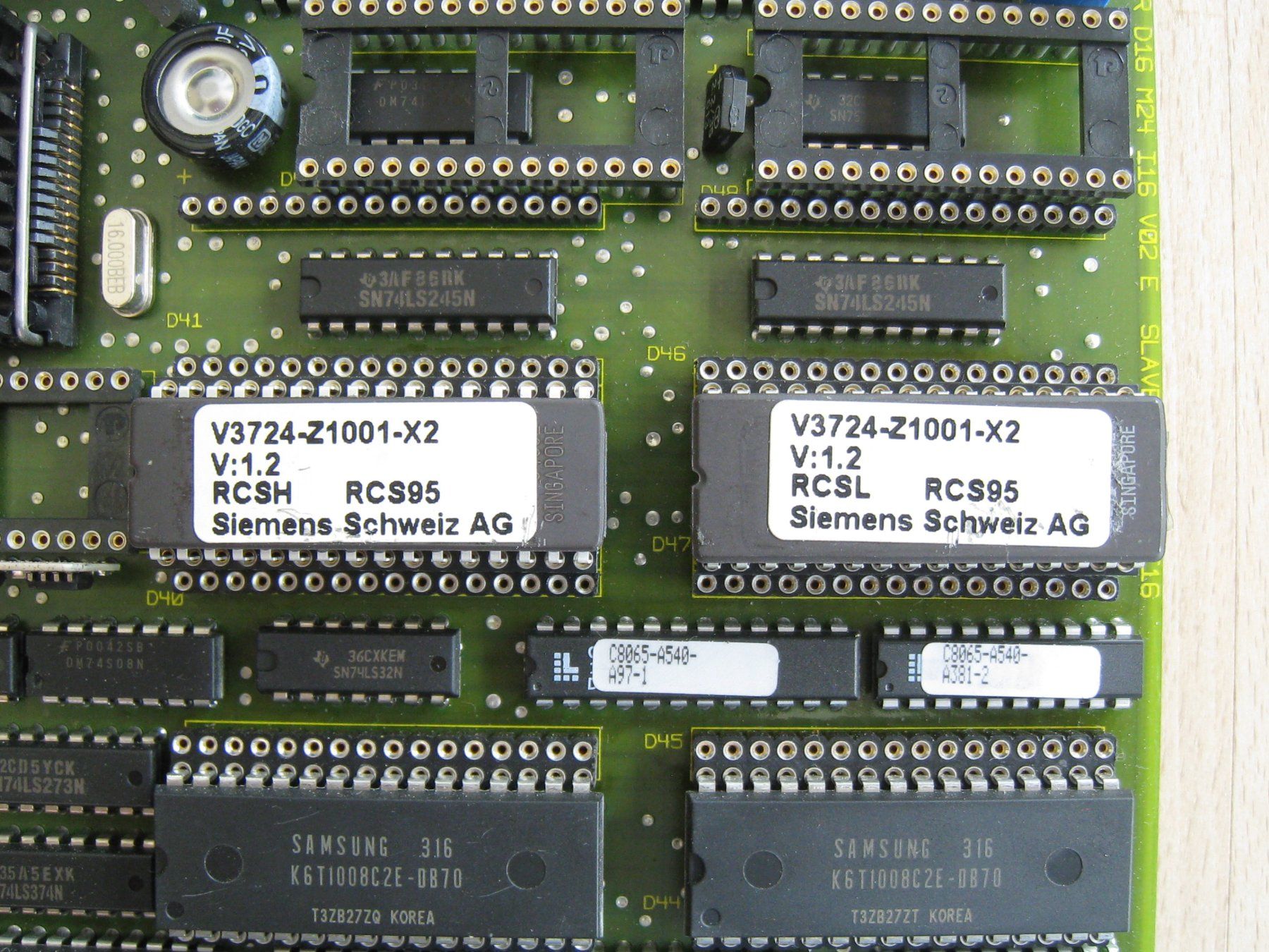 Siemens Componenti elettronici: Siemens Steuerplatine AMS-M17-A8 CPU Modul – Difettoso da Näfels venduto da Derglarner 3