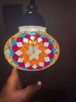 Mosaik tischlampe bunt