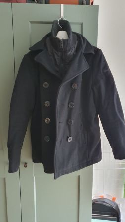 Schott Winterjacke mit abnehmbaren Plastron Grösse L