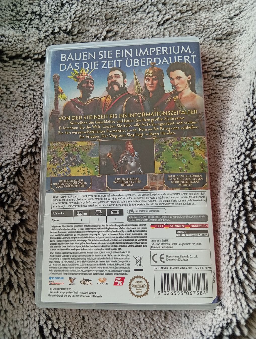 Nintendo Jeux: Nintendo Switch Sid Meier's Civilization VI Spiel  – Neuf (Voir description) à Zürich par kin_5jm2 2