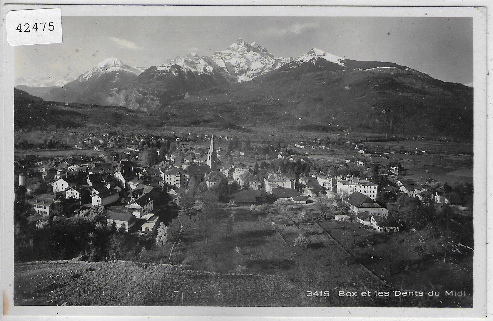 Cartoline postali: Bex et les Demts du Midi – Usato da Ettingen venduto da Kartenplanet