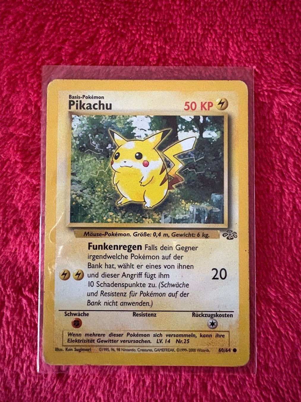 Pokémon Carte collezionabili: Pikachu 60/64 / Gamefreak Wizards 1999 1st edition / DE – Usato da Petit-lancy venduto da Jototti
