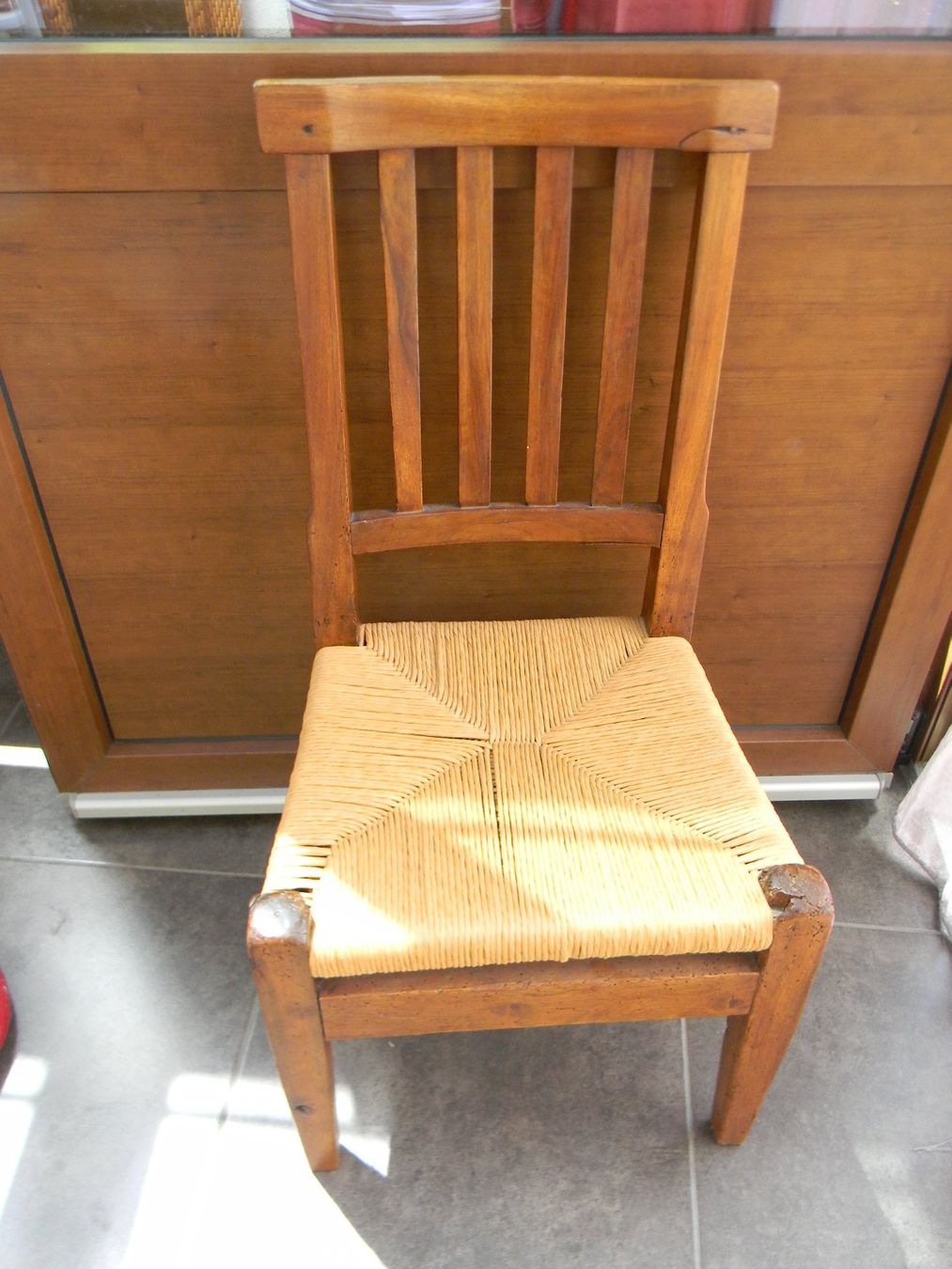 Sedie: ancienne chaise de nourrice paillée – Usato da Bournens venduto da monique048