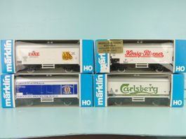 Märklin 4 X div. Kühlwagen, NEU