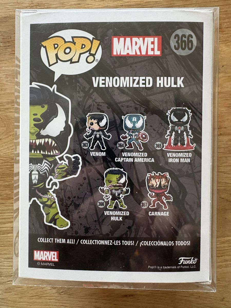 Funko Statuette: Funko Pop! Marvel Venomized Hulk 366 - Selten & Top! – Nuovo (secondo la descrizione) da Wetzikon ZH venduto da Bclement 1