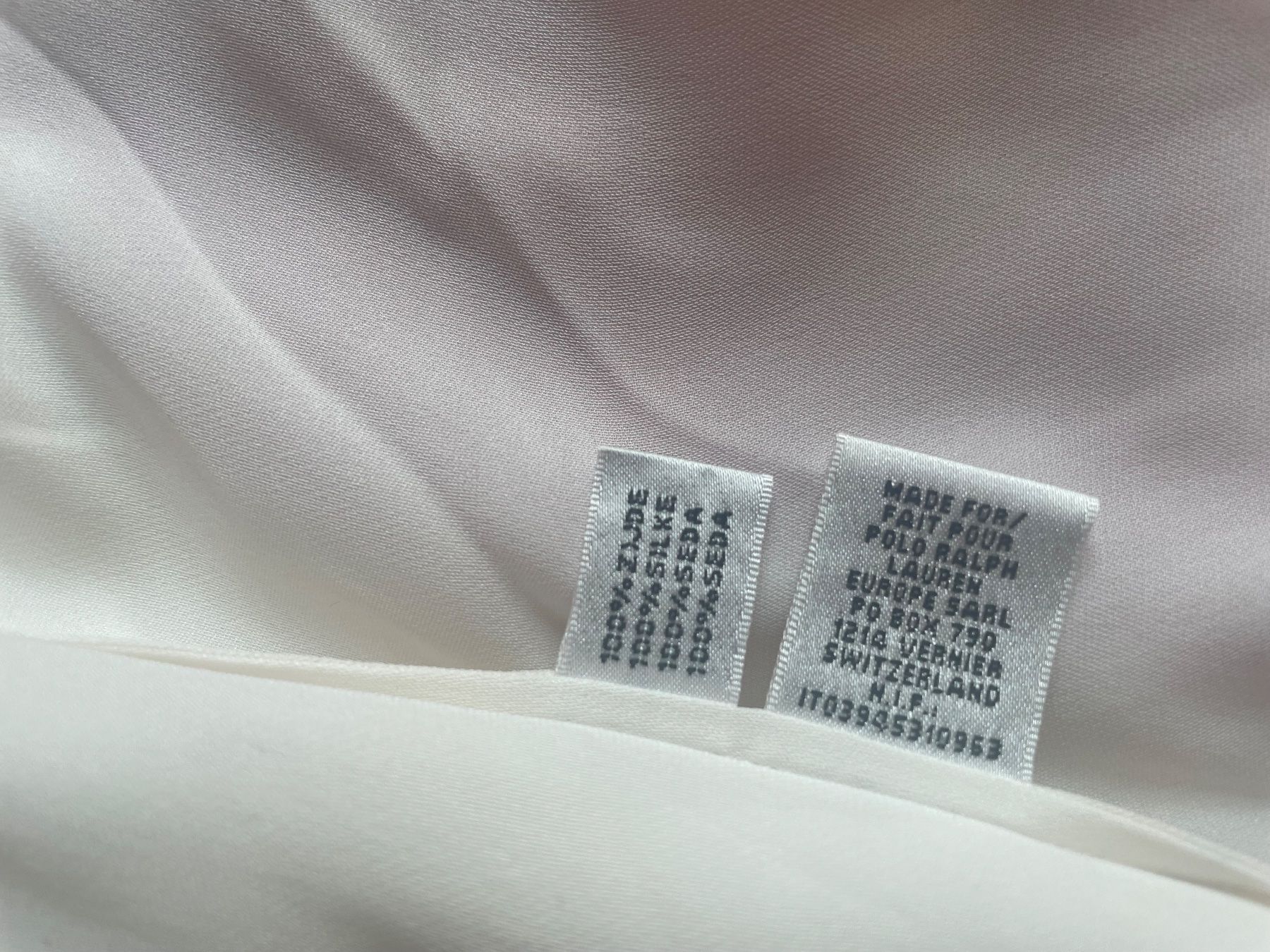 Ralph Lauren Camicette: Ralph Lauren Camicia  100% Seide Seta Soie – Usato da Minusio venduto da Pink222 9