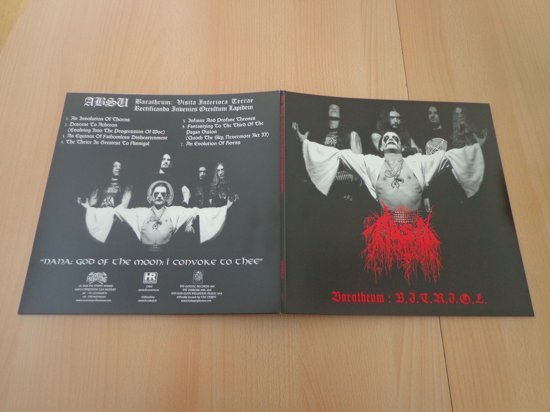 Dischi in vinile: Absu-Barathrum V.I.T.R.I.O.L. 12'' Silver Vinyl LP The Crypt – Nuovo (secondo la descrizione) da Brienz BE venduto da INTERNALFIRE 2