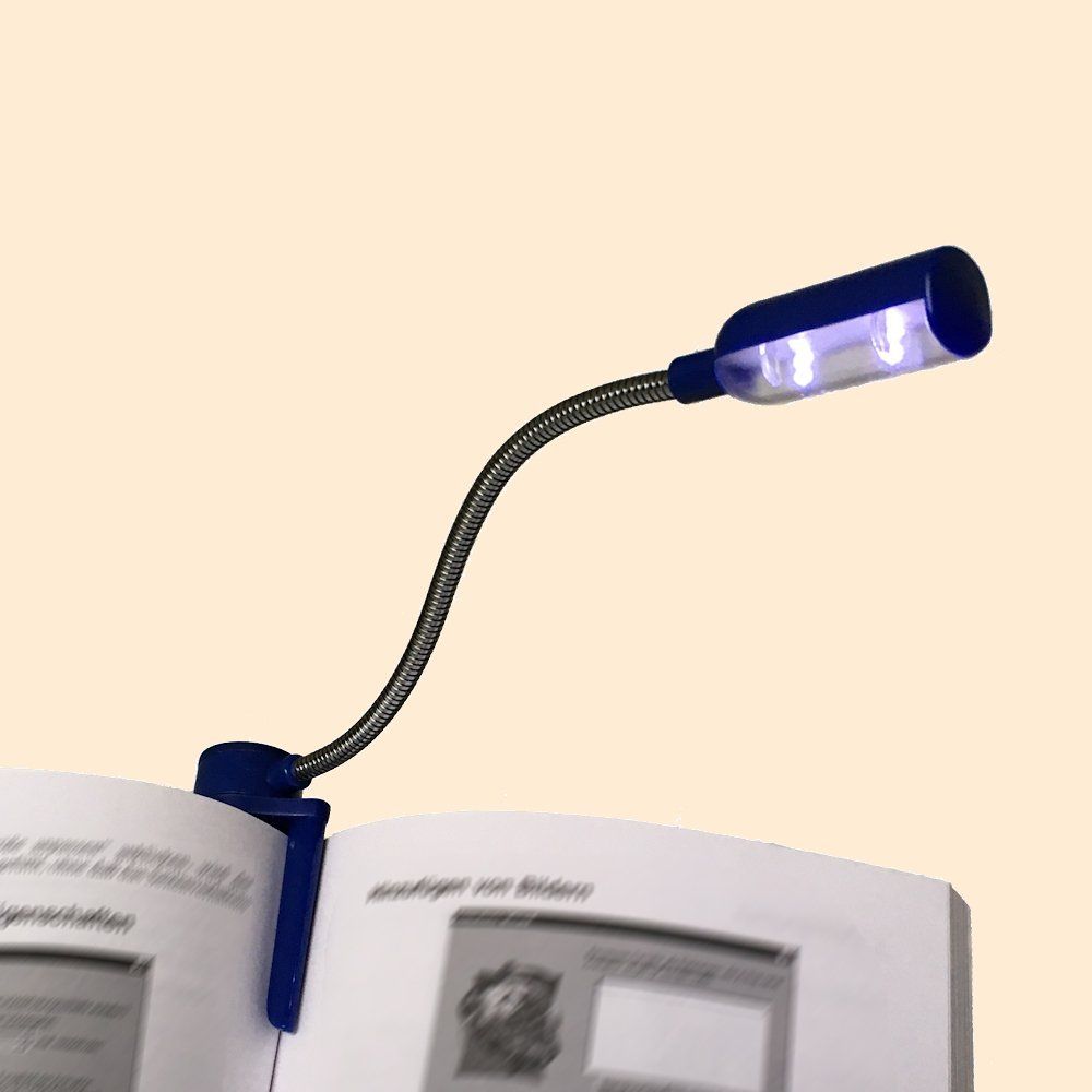 Lampade: Aufsteckbares LED-Buchleselicht "Spike Light" – Nuovo e nell'imballaggio originale da Giubiasco venduto da news-shop