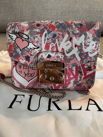 Furla Metropolis Crossbody Pink Limited Love Edition