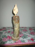 Kerze Birkenholz  Weihnachten Dekor Nr. 12 (Div. Artikel)