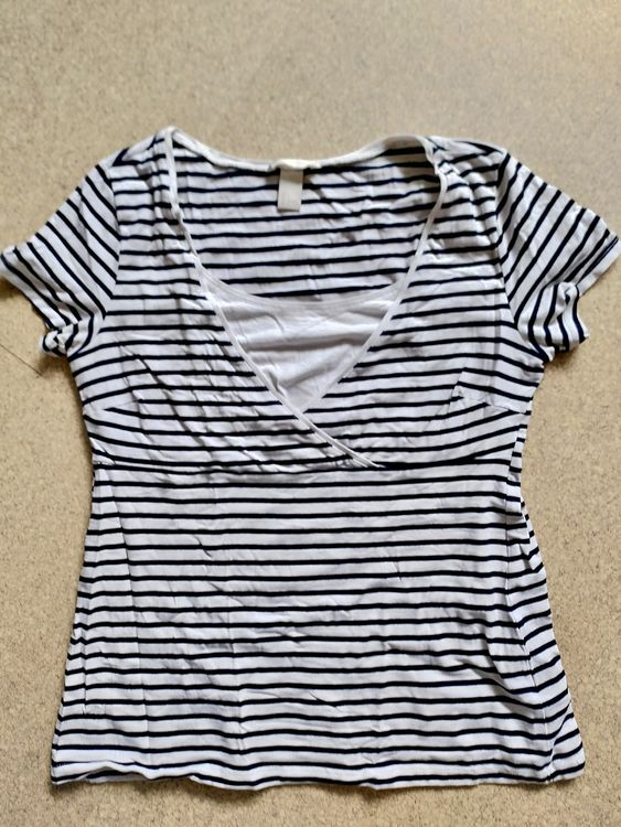 Umstands-und Stillshirt mit Spitzenärmeln