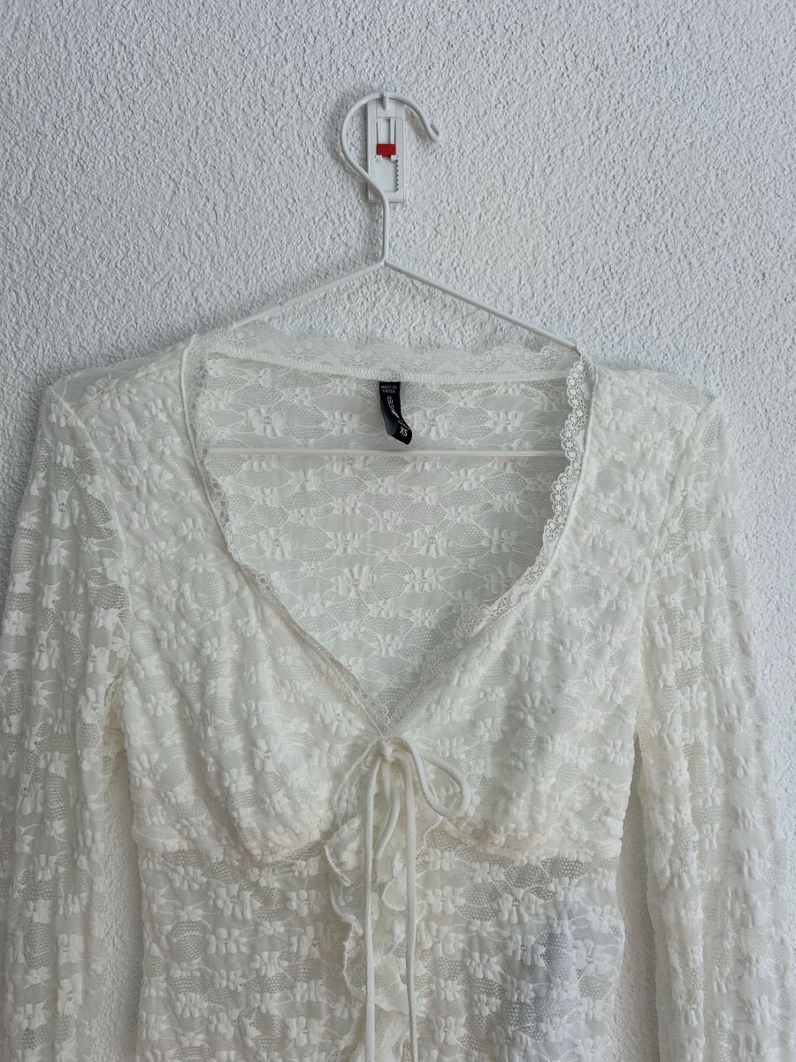 Top: FB Sister Top/Oberteil weiss Spitze  – Nuovo (secondo la descrizione) da Chur venduto da faja7000 2