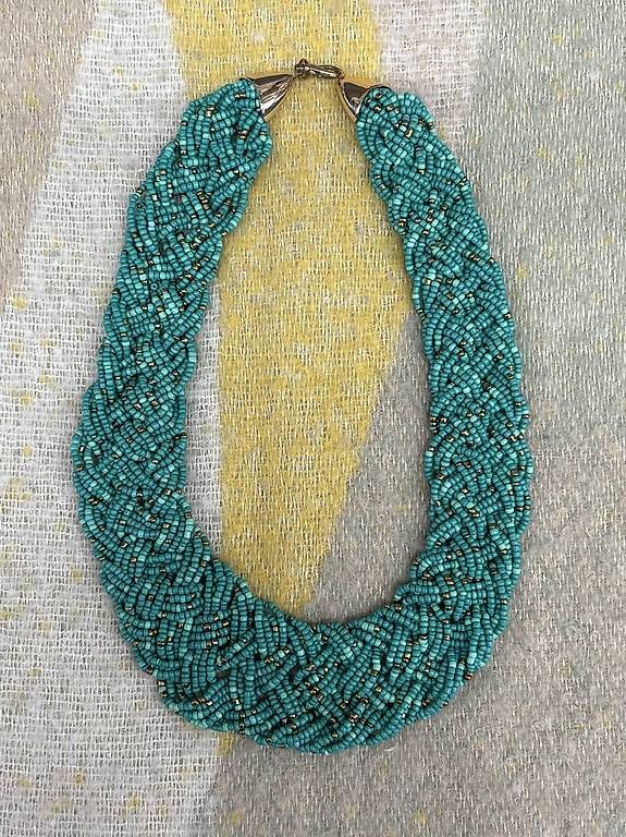 Ketten: Turquoise beaded necklace – Gebraucht aus Birsfelden von Vic_toria 1