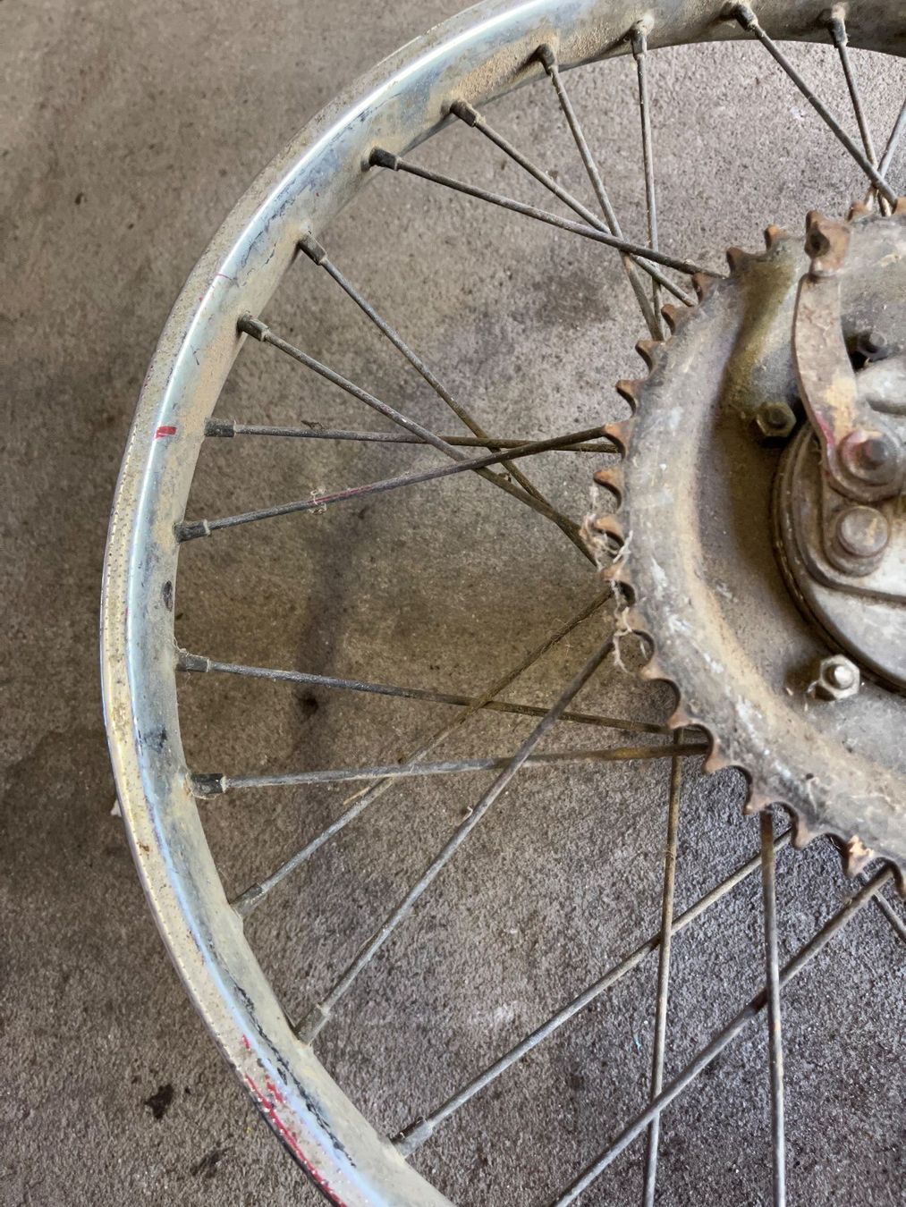 Puch Parti ricambio per ciclomotori: Puch Maxi N Speichen Hinterrad – Difettoso da Fahrni b. Thun venduto da berger_tuning34 3