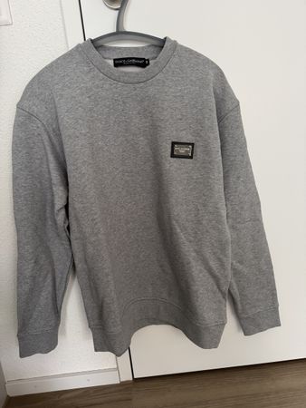Dolce & Gabbana Herren-Sweatshirt, Gr. 46, Grau - Top Zustan