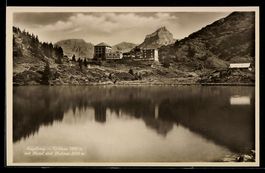 Engelberg, Trübsee mit Hotel und Hahnen