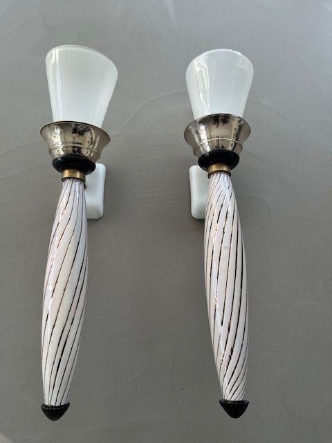 Murano Lampade: Art deco Lampen – Usato da Unterseen venduto da Schuessler01