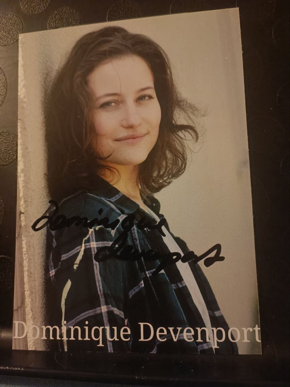 Autografi: Dominique Devenport - original Autogramm – Usato da Menziken venduto da Artographs