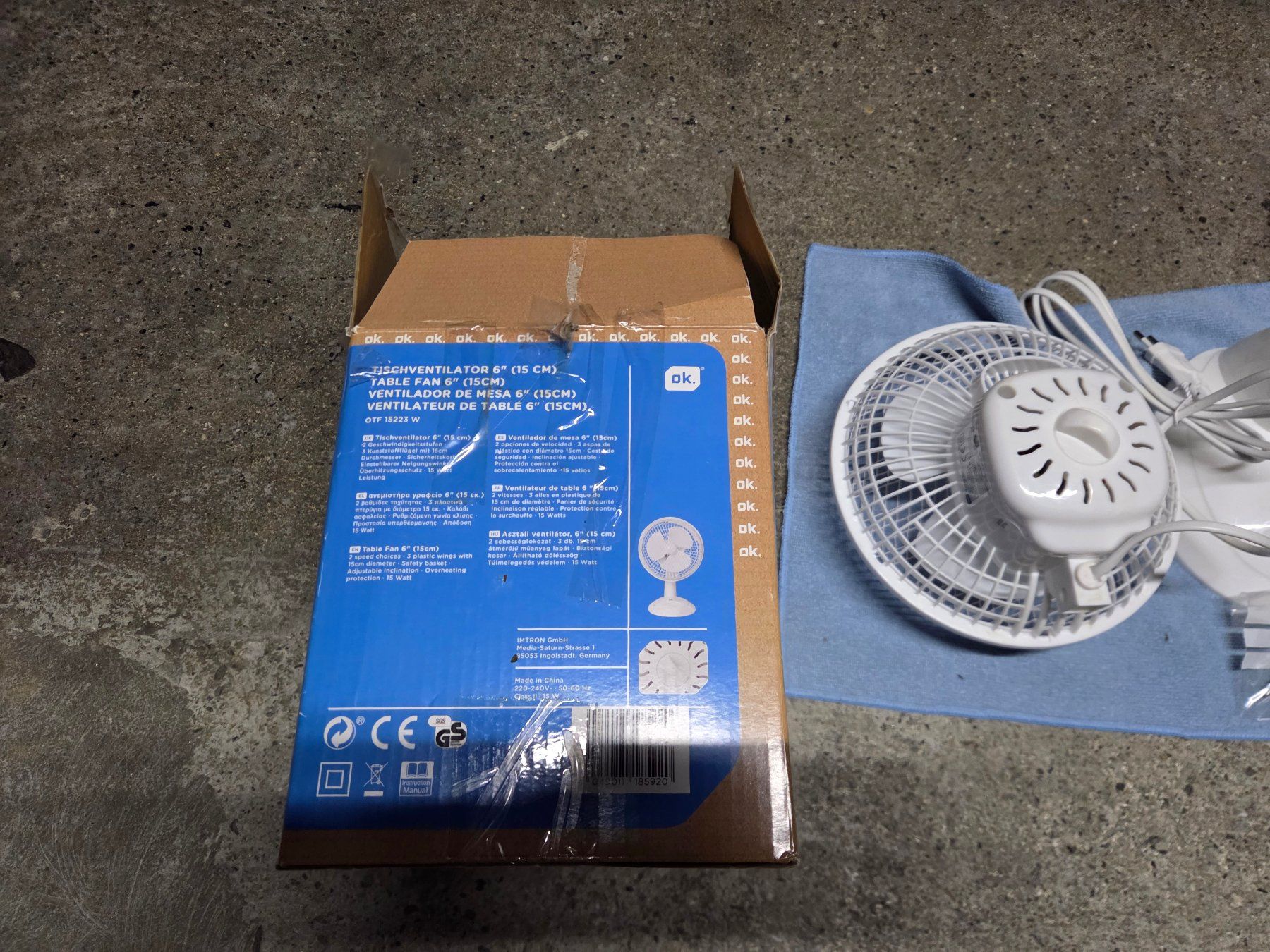 Ventilatori: Ventilateur de table - 15 cm - deux vitesses – Usato da Onex venduto da Fifane 3