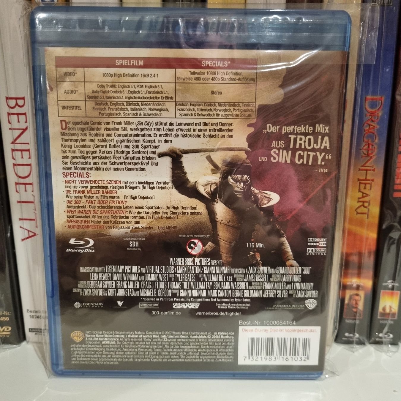 Tutti i DVDs: 300 [Blu-ray] – Usato da Bremgarten AG venduto da Mediensammler24 1