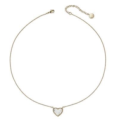 Catenine: Heart charm pendant necklace – Nuovo (secondo la descrizione) da Genève venduto da Ballpencase