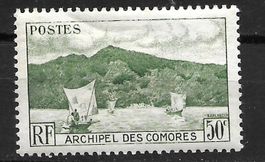 Komoren 1950: Bucht von Anjouan