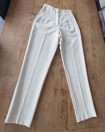 Zara Hose Beige hohe Taille Grösse XS guter Zustand