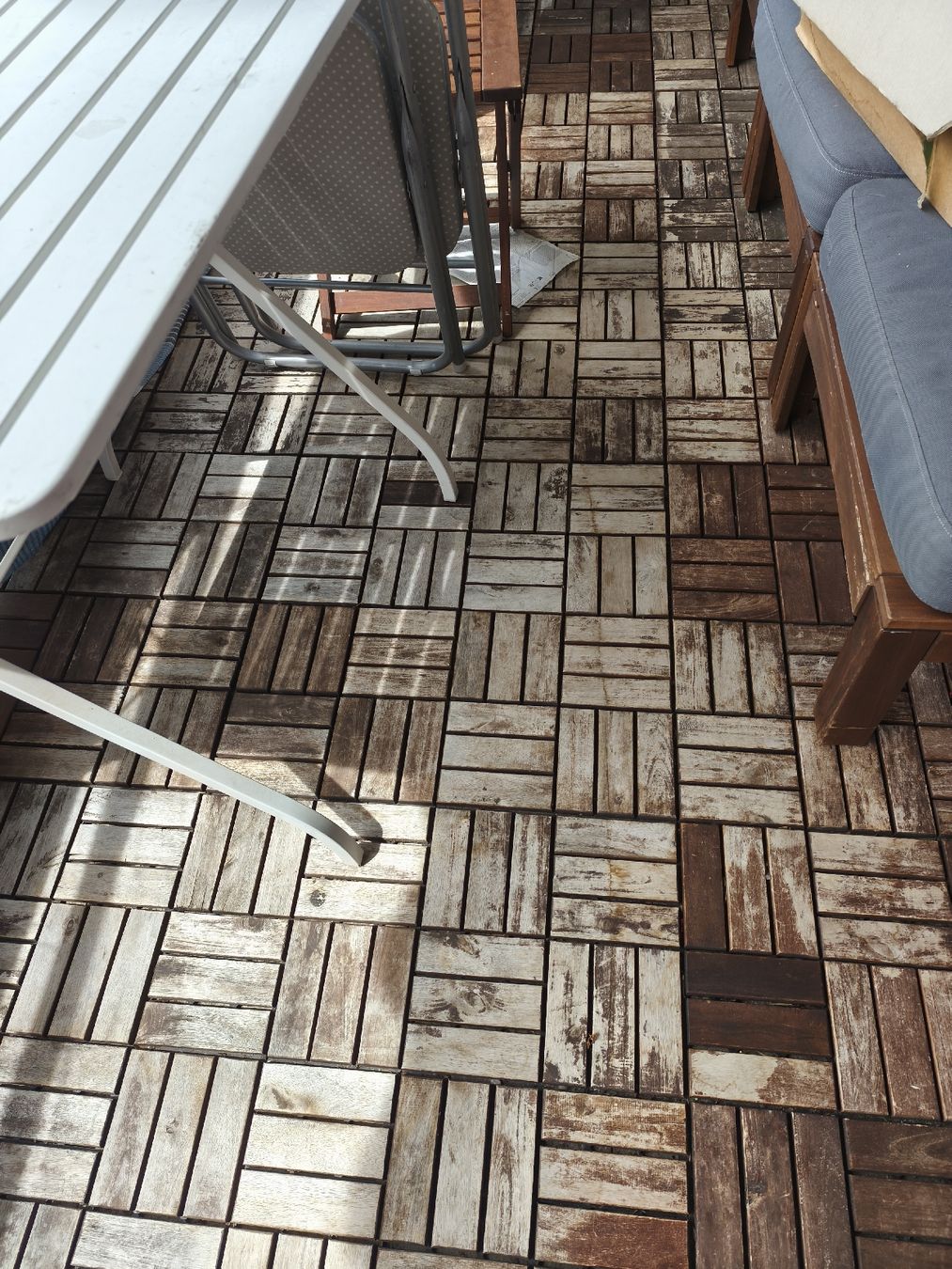 Bodenbeläge: Bodenplatten Holz braun 9 Stueck IKEA – Gebraucht aus Thun von drageen 2