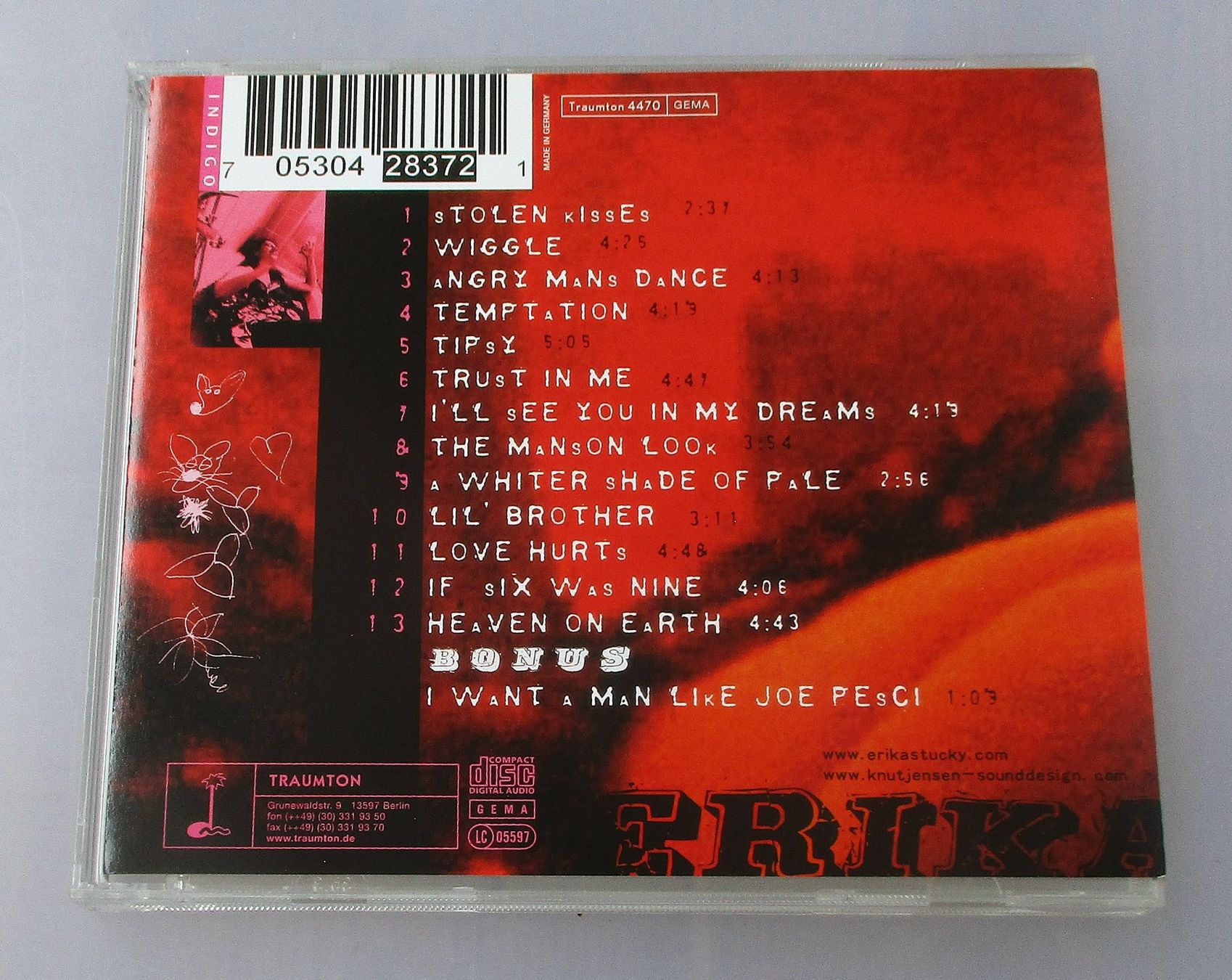 CD: ERIKA STUCKY - Love Bites – Usato da Wattwil venduto da Muriel11 1