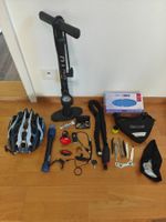 Velo Zubehör Set inkl. Helm, Pumpe, Schloss & Tools
