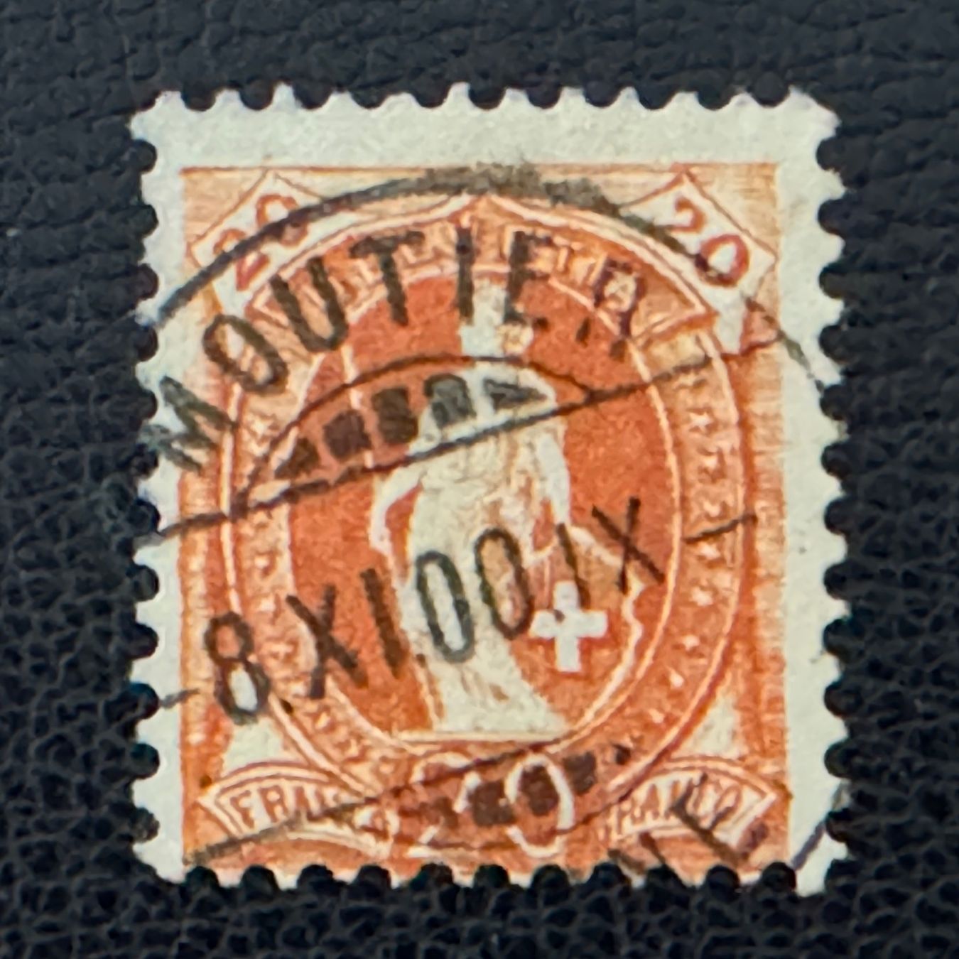 Tutti i francobolli: Stehende Helvetia 1895, 66D, gestempelt – Usato da Stallikon venduto da HILDECH1