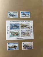 Sammlung Bahamas Briefmarken Flugzeuge Royal Air Force