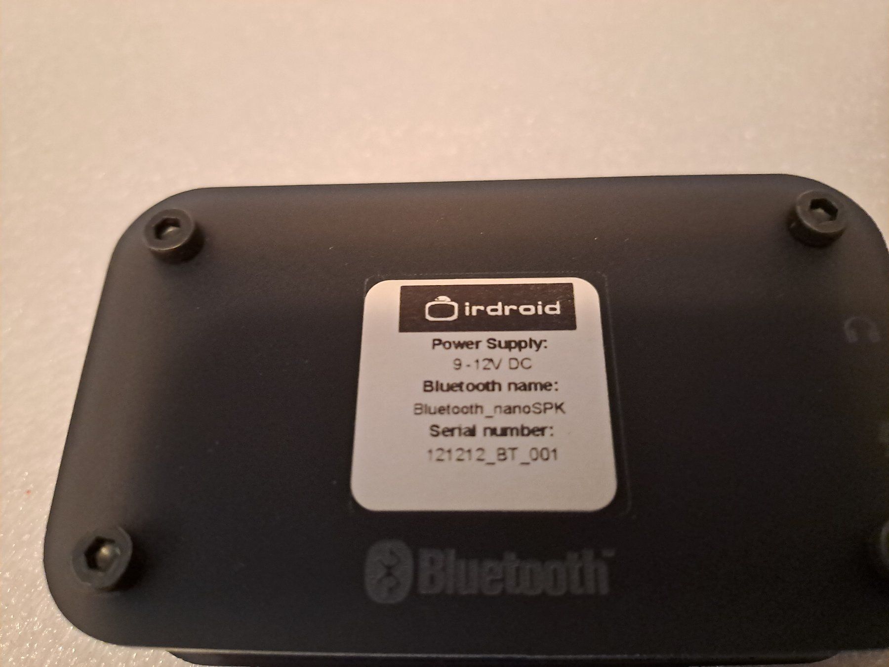 Telecomandi: Irdroid v2.0 – universal remote for Android – Usato da Rieden AG venduto da Werkstattlaedeli 2