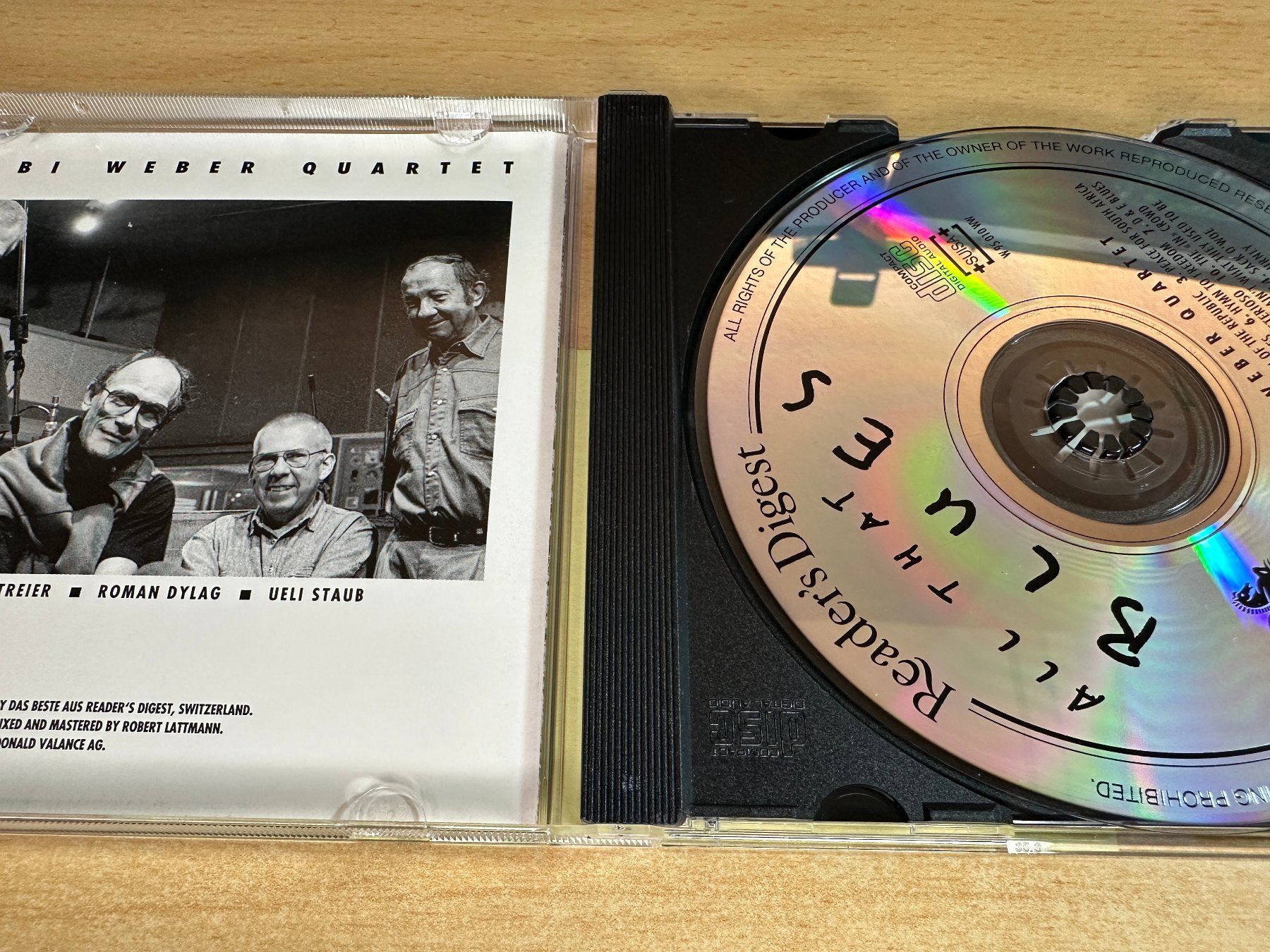 CDs: E2 Robi Weber Quartet – All That Blues – Gebraucht aus Rikon im Tösstal von Alpenmutz 2
