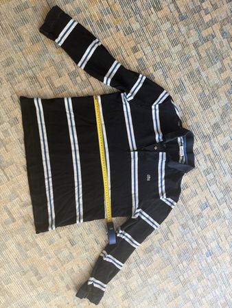 Lacoste Polo Langarm Schwarz Grösse 5