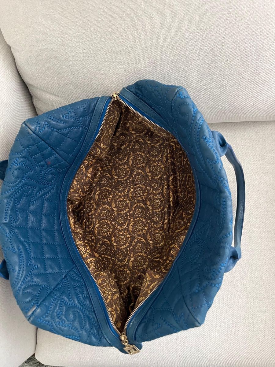 Versace Borse da donna: Gianni Versace Bag, Leather, Blue – Usato da Genève venduto da gvokiii 7