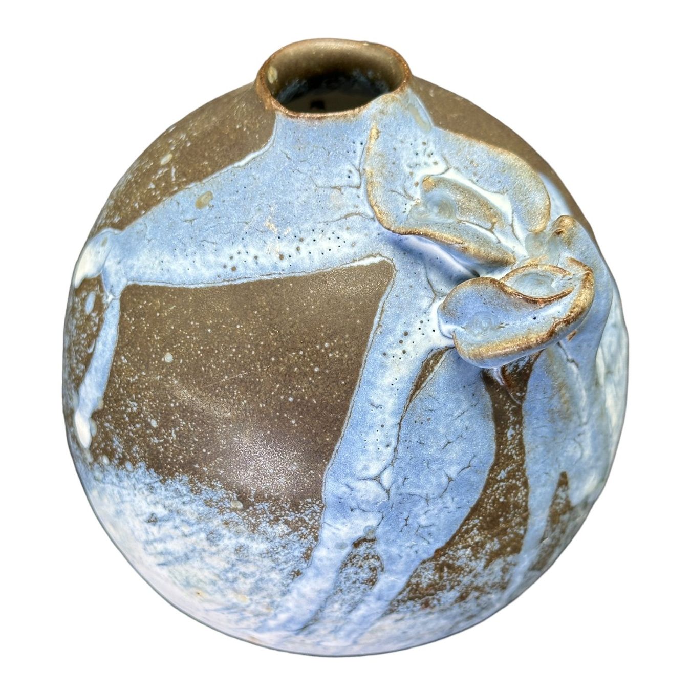 Vasen & Gefässe: Vase en grés d'art émaillé motif végétal – Gebraucht aus Morges von vintix 3