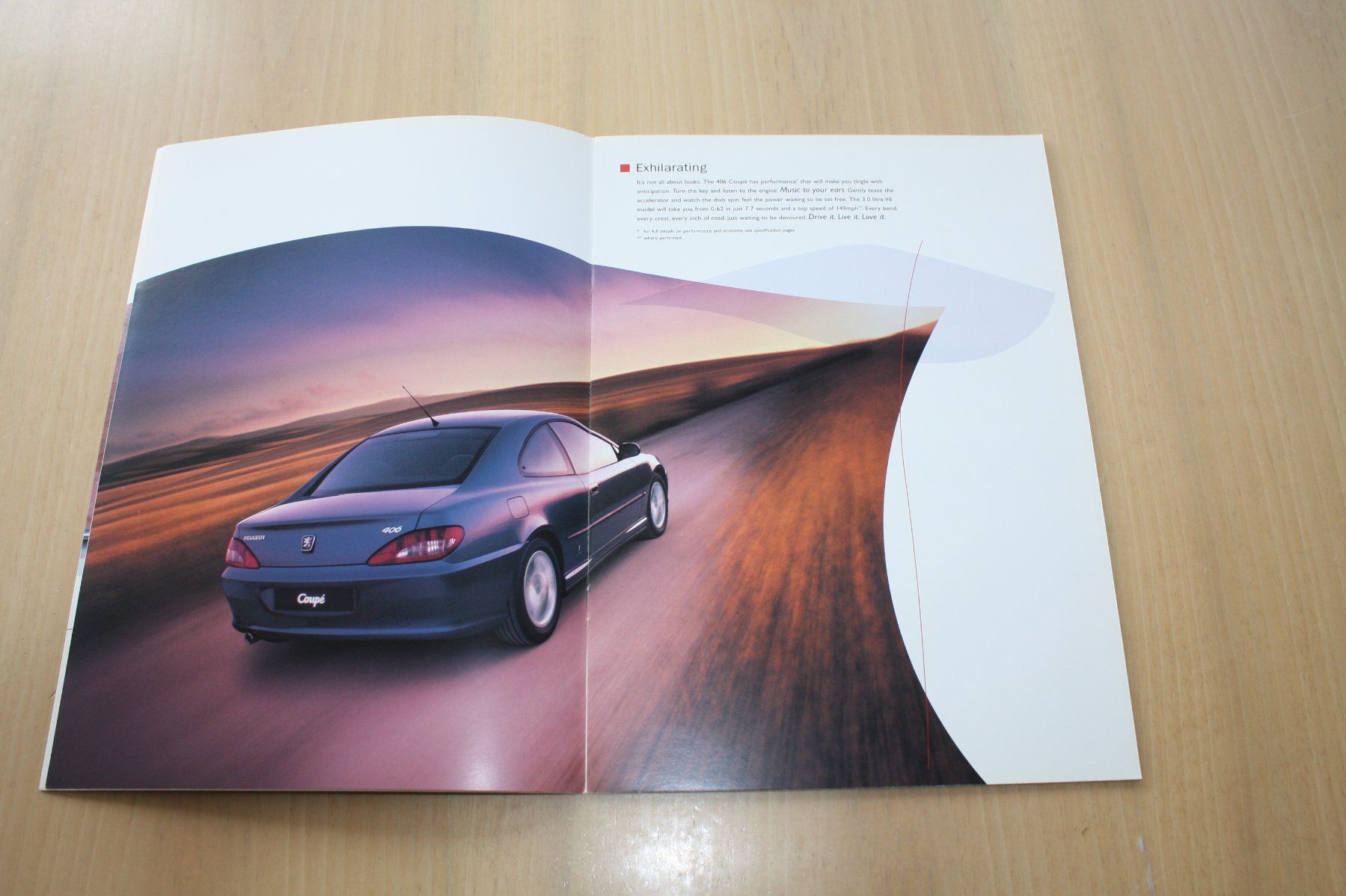 Peugeot Documenti: Peugeot 406 Coupé Prospekt 9/2000 – Usato da Wikon venduto da erwin400 2