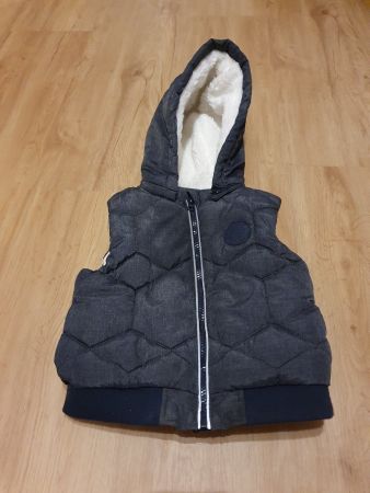 F&F gefütterte Weste blau, Gr. 92 ( 2 - 3 Jahre)