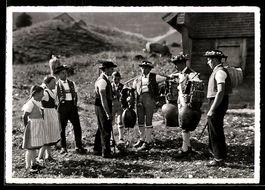 Foto-AK Auf der Alp, Schälleschöttle, 