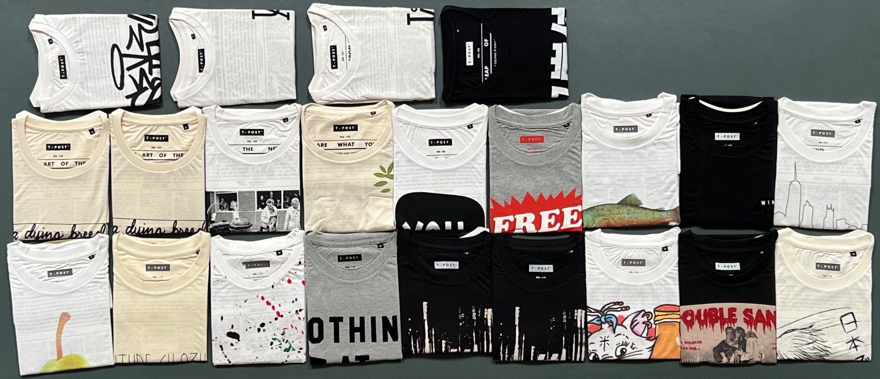 T-shirt: T-post.com Special T-Shirts mit Background - Grösse M – Nuovo (secondo la descrizione) da Münsingen venduto da Omasaki 3