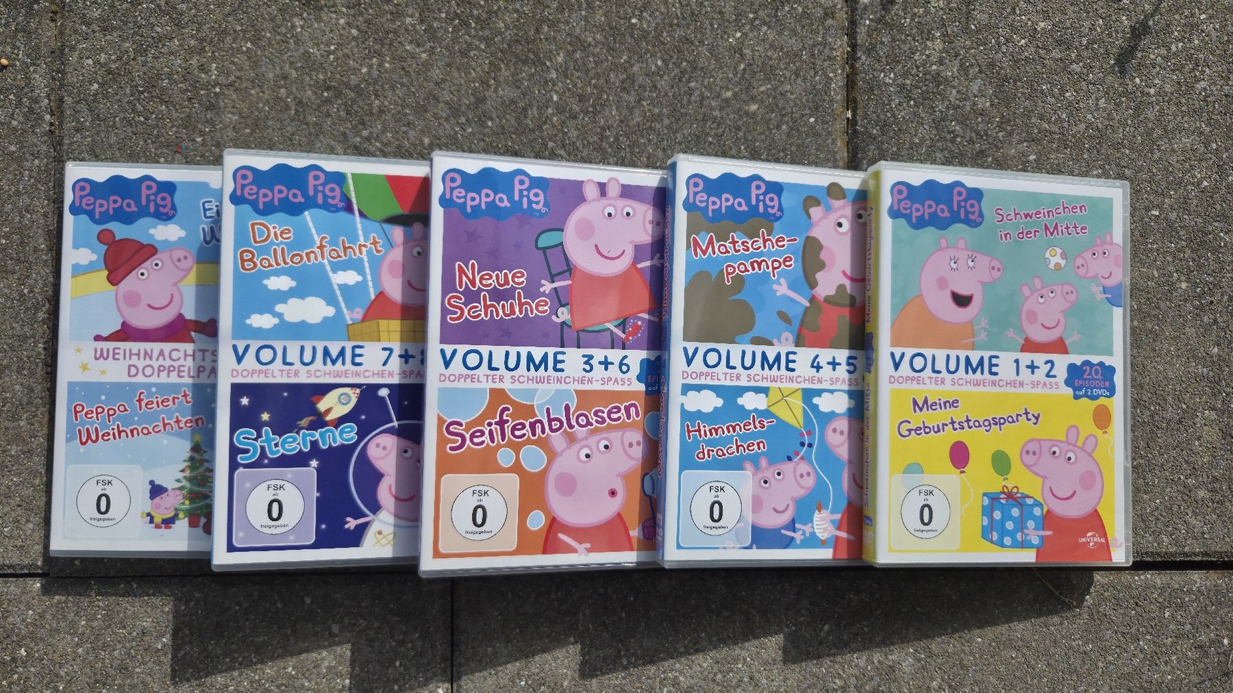 Alle DVDs: Peppa Wutz DVDs 5 Stk. – Gebraucht aus Oberkirch LU von Tatamara